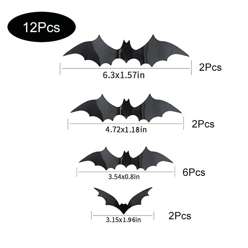 3D Flying Bat Wall Stickers
