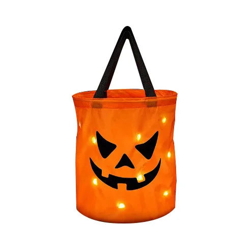Glow Pumpkin Trick-or-Treat Bucket
