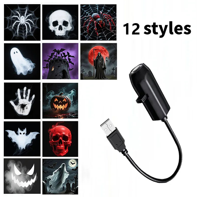 Boo Sky Halloween Projector Night Light