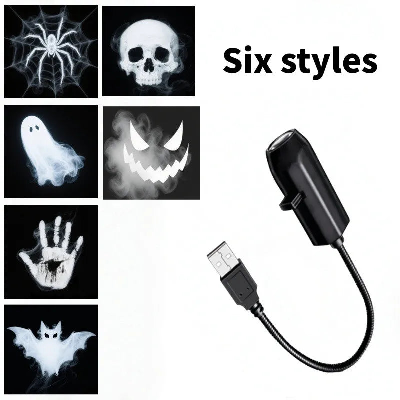 Boo Sky Halloween Projector Night Light