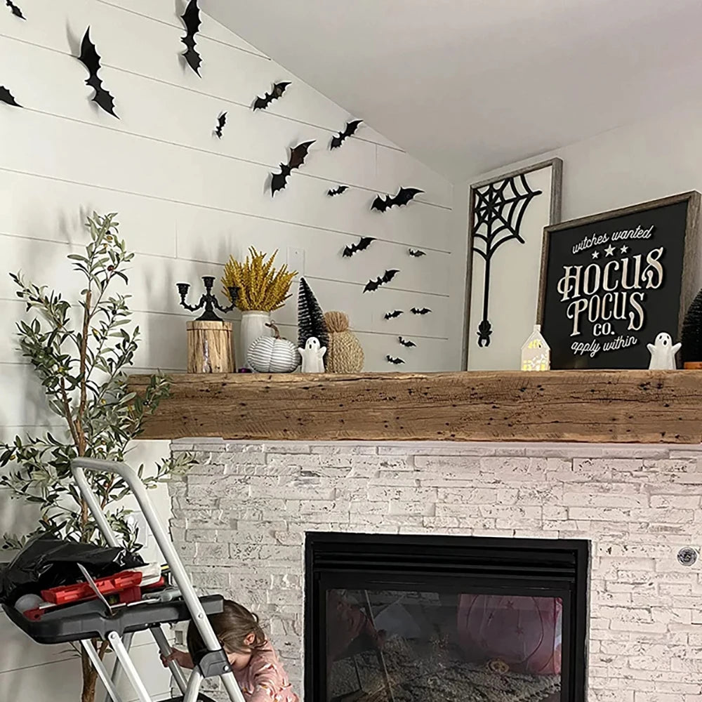 3D Flying Bat Wall Stickers