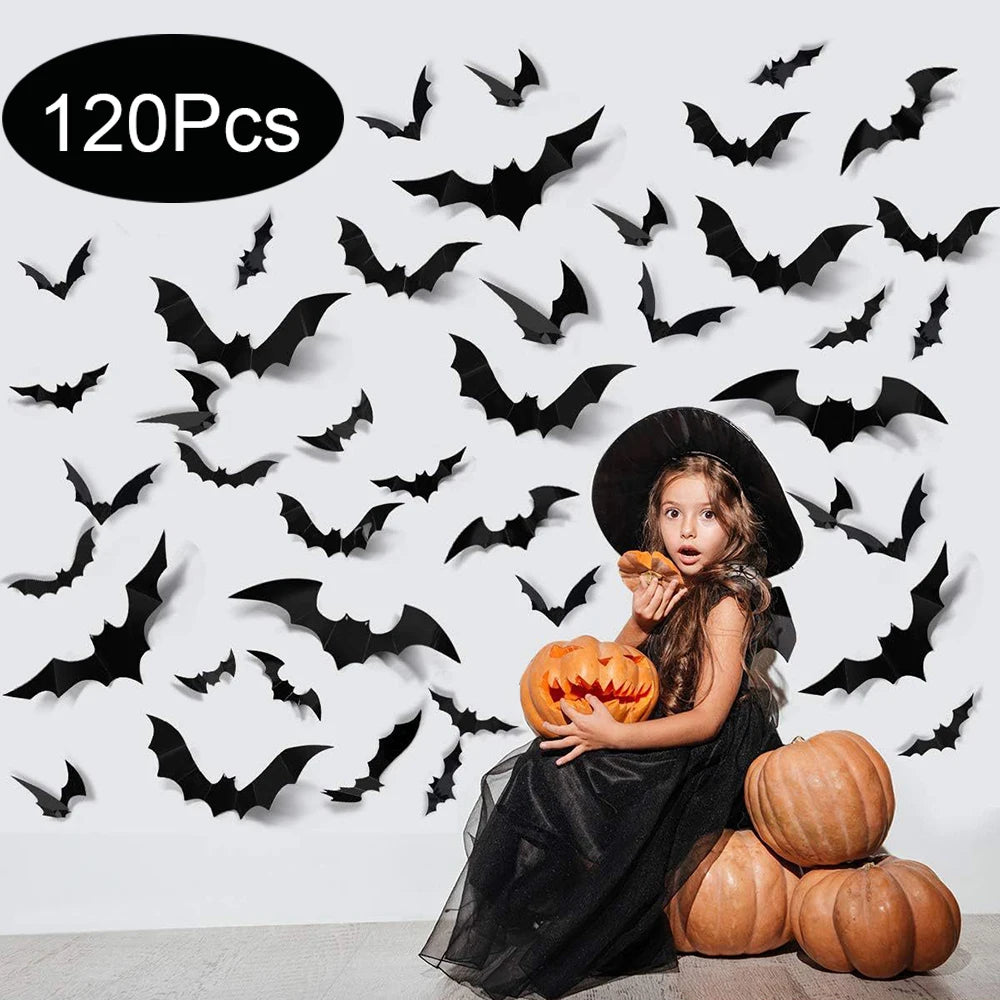 3D Flying Bat Wall Stickers