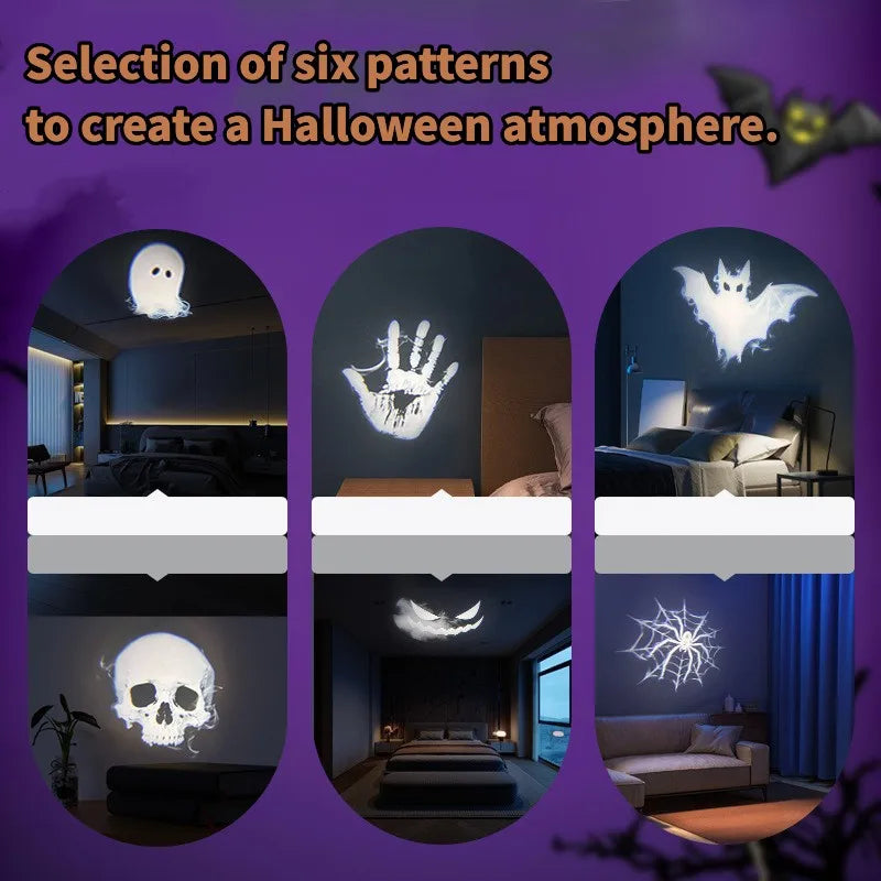 Boo Sky Halloween Projector Night Light