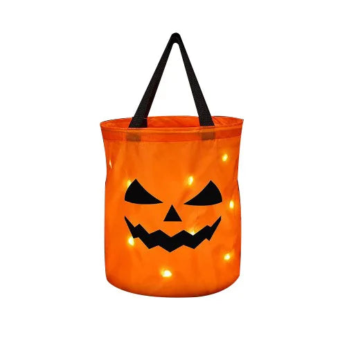 Glow Pumpkin Trick-or-Treat Bucket