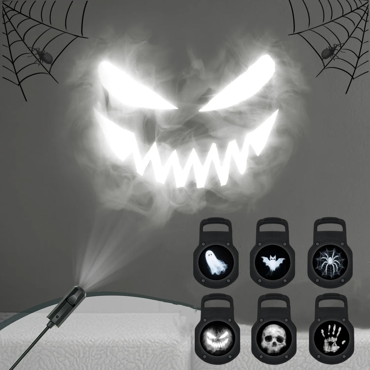 Boo Sky Halloween Projector Night Light