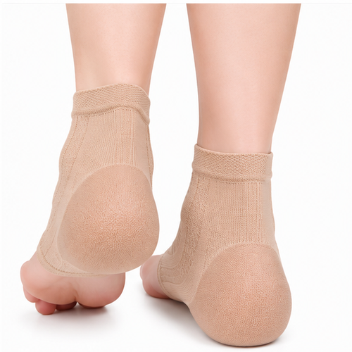 VELORO Gel Heel Sleeves rear heel coverage view